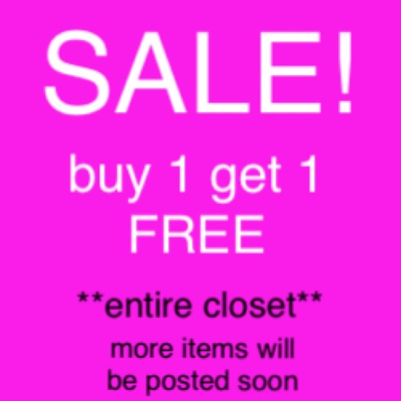 BOGO! ENTIRE CLOSET, BUNDLE AND OFFER! more clothes will be up the next few days - Picture 1 of 1